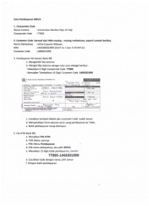 tatacara pengisian slip pembayaran spp,ukt 001